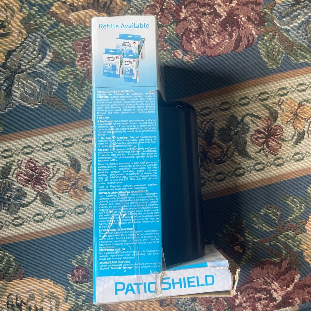 NIB Thermacell Mosquito Repellent Patio Shield Metal Edition - Picture 3 of 4